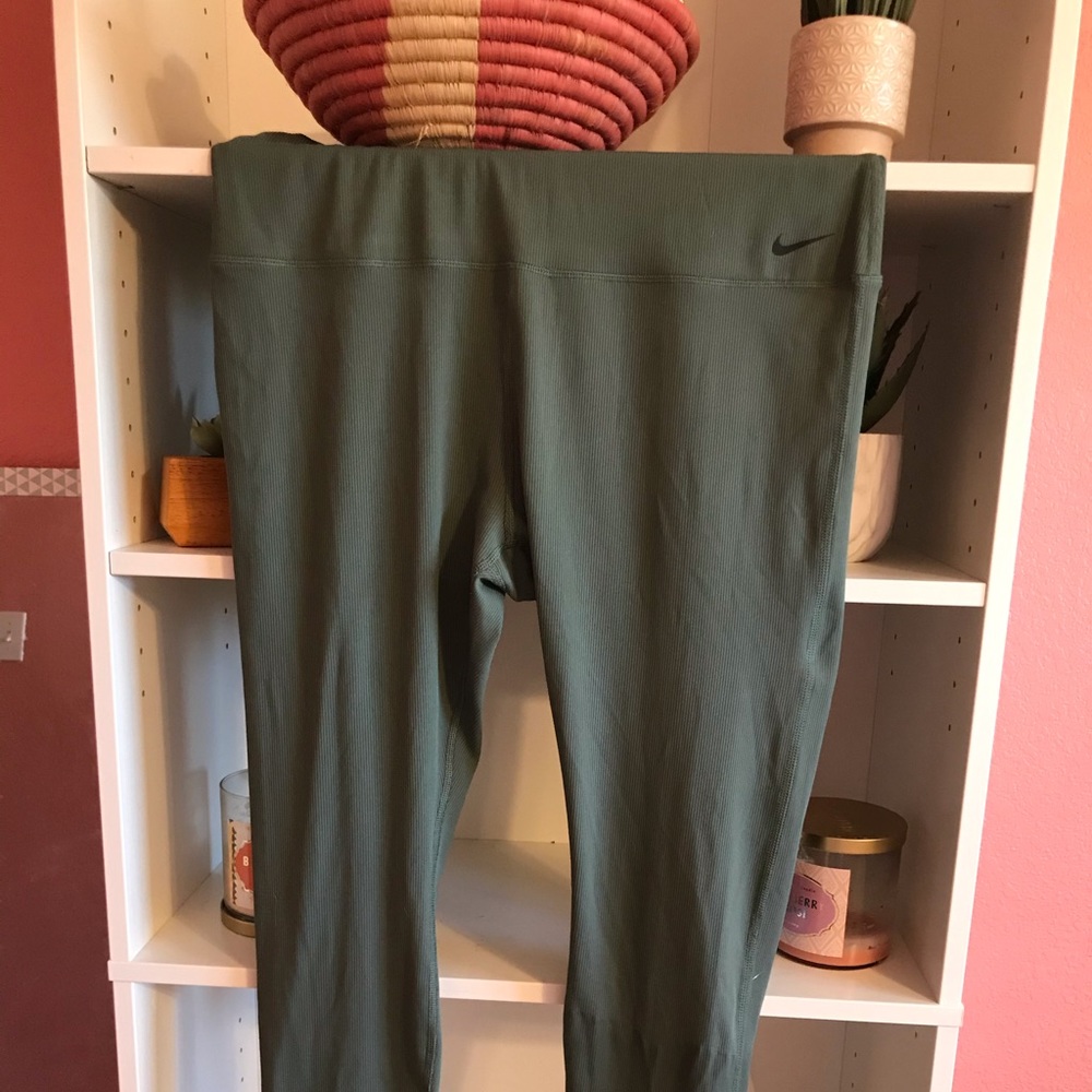 Olive color Nike leggings